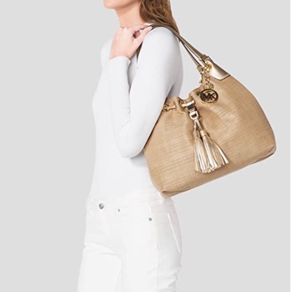 Michael Kors Handbags - FIRM ON PRICE!! Micheal Kors Camden Large Drawstring Tote NWT